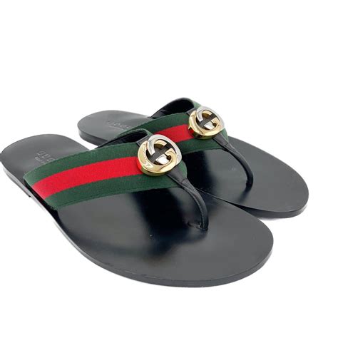 Gucci Men's Kika Thong Sandals Men .